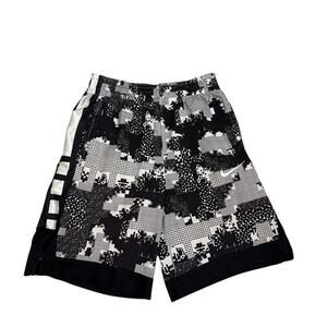 Nike Dri-Fit Elite Basketball Athletic Black White Shorts Size Youth Large 14/16